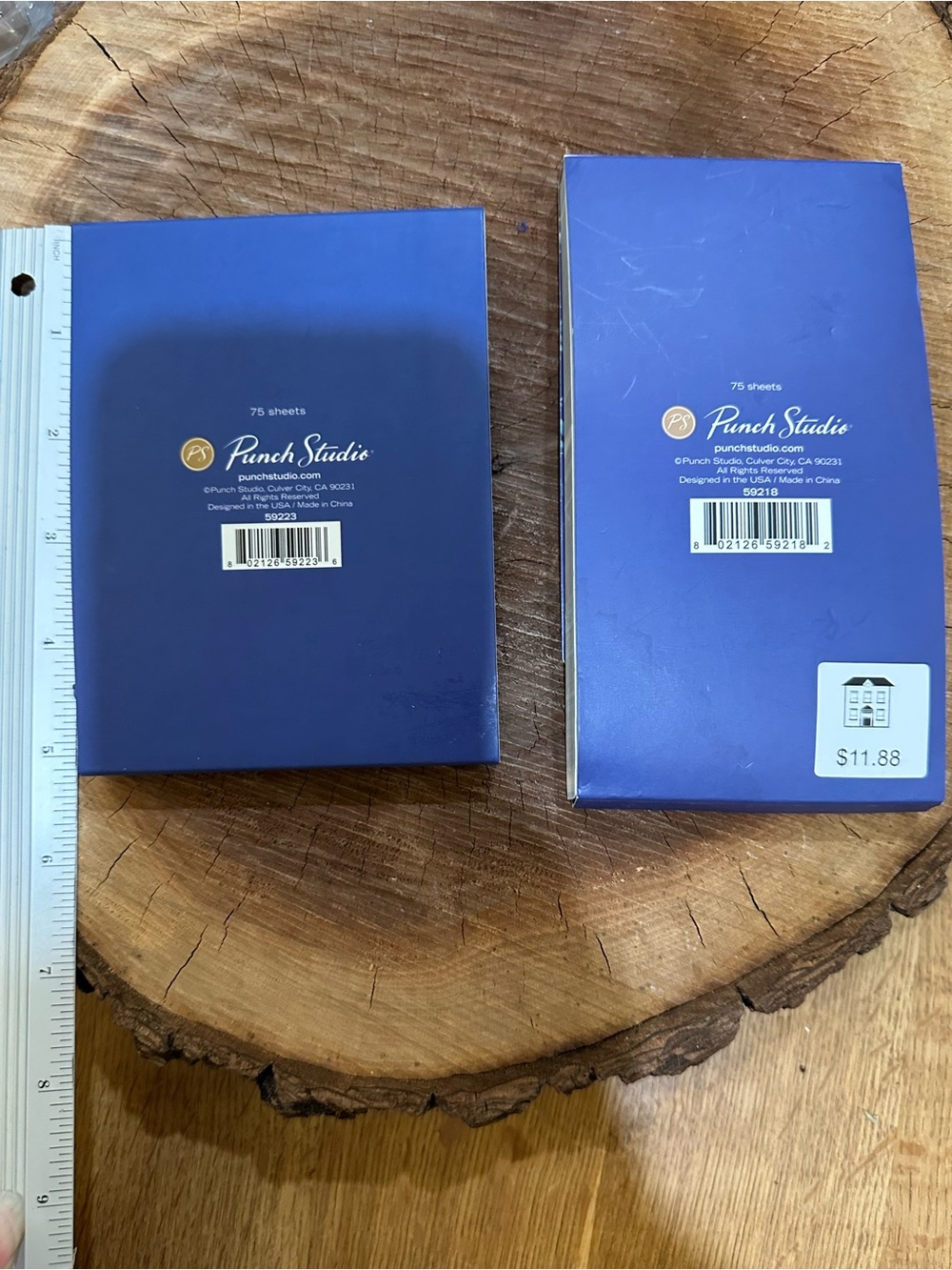 Punch Studio Blue Peacock Notebooks & Journal Set - Picture 7 of 7